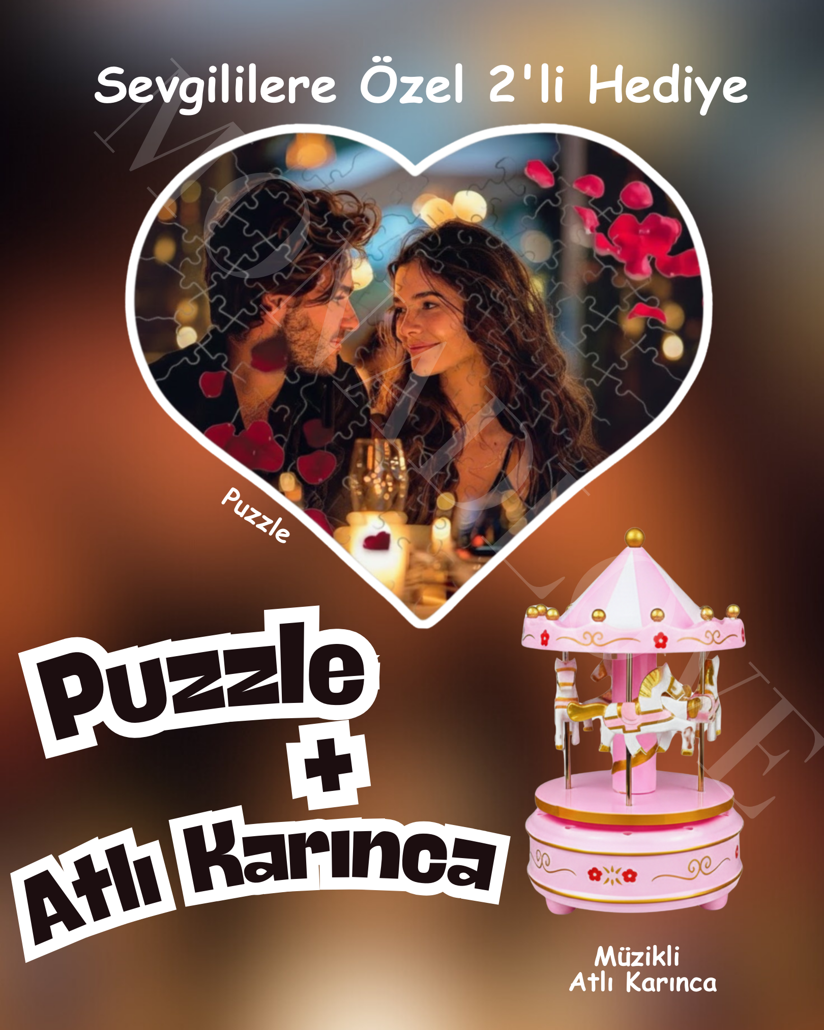 Puzzle + Müzikli Atlı Karınca