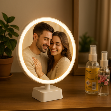 Led Işıklı Sihirli Romantik Ayna