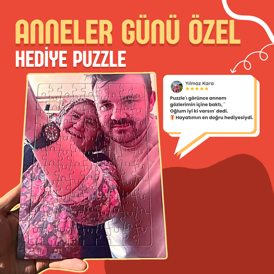 Anneler Günü Fotoğraf Baskılı Puzzle