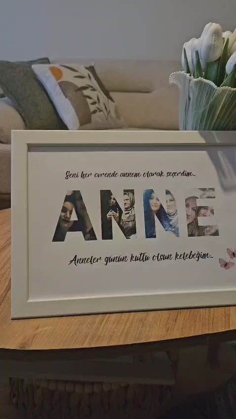 Kişiye Özel Anneler Günü Çerçevesi